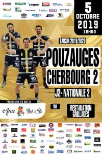 N2M Pouzauges reçoit JS Cherbourg. Le samedi 5 octobre 2019 à Pouzauges. Vendee.  19H00
